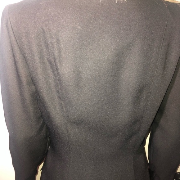 Calypso 90s Vintage Black Long Sleeve Midi dress Size 4 - Picture 7 of 8